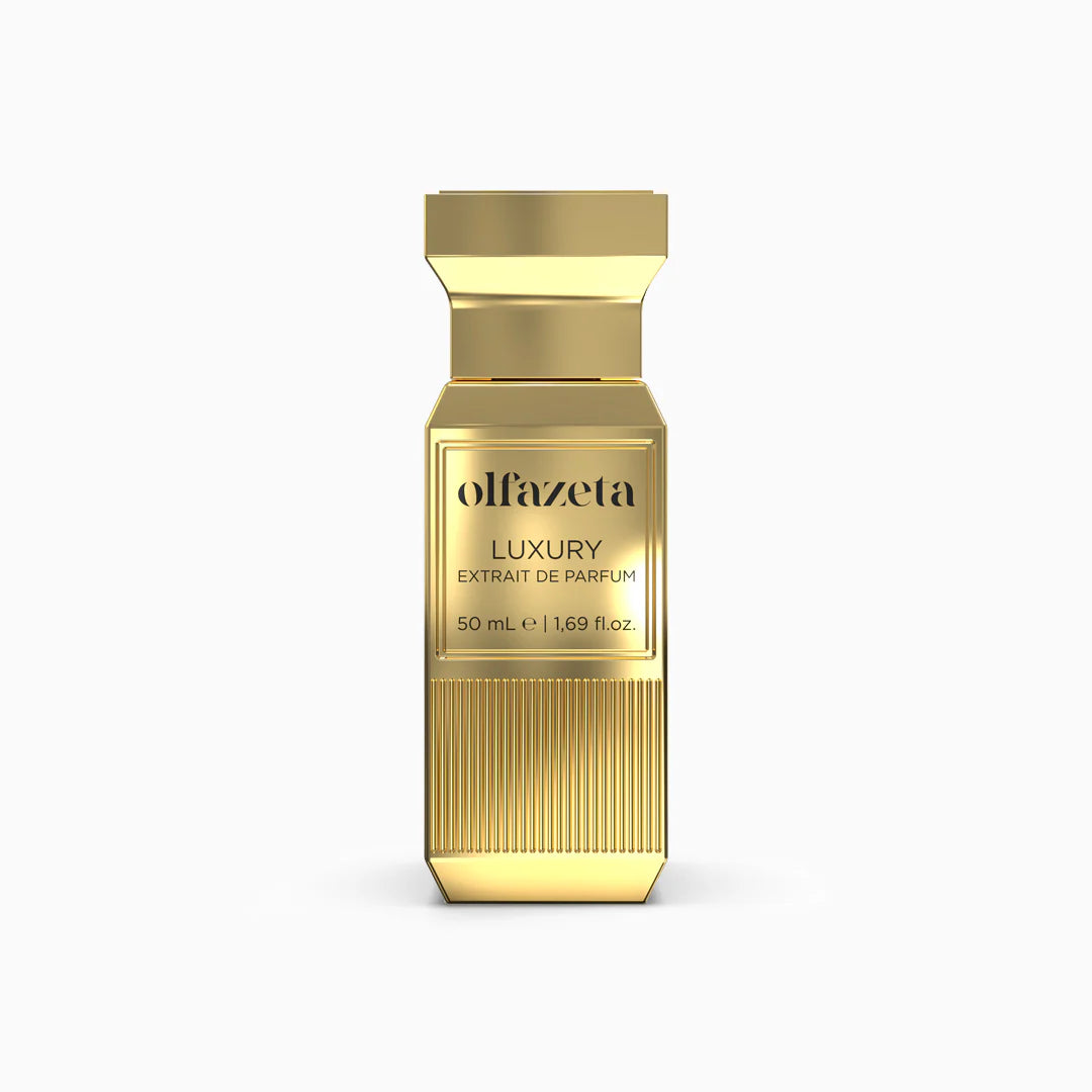 Olfazeta Luxury smaržu ekstrakts zelta flakons