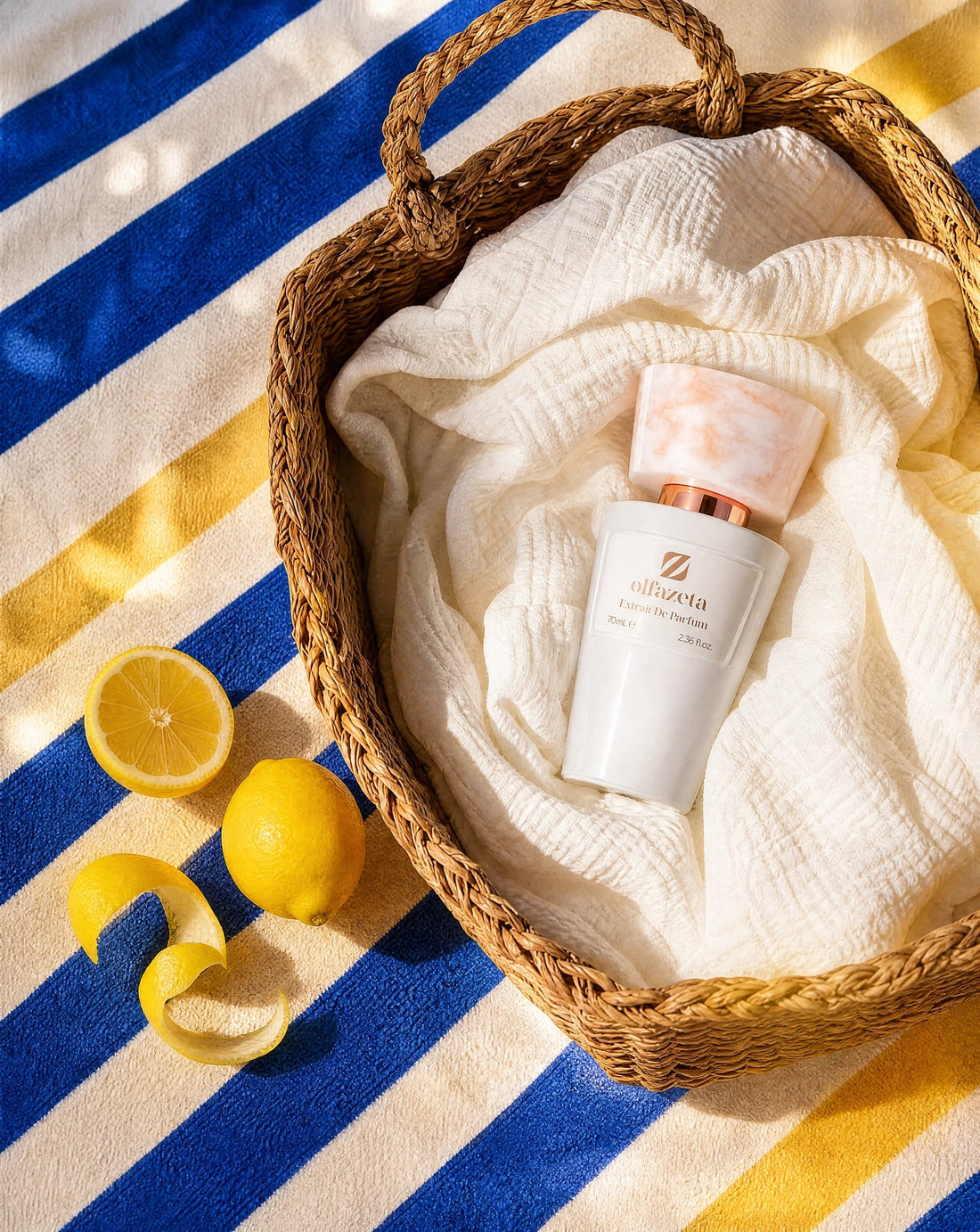 Olfazeta Millésime extrato de perfume frasco branco